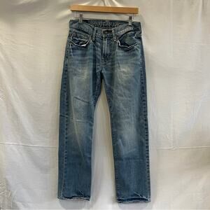 American Eagle Original Straight Denim Jeans Mens Size 28/30 Light Wash Classic
